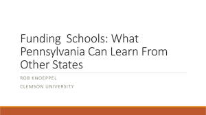 Funding Schools: What Pennsylvania Can Learn From Other States
