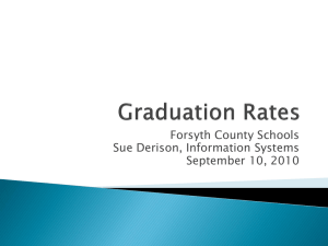 Graduation Rates - Forsyth County Schools