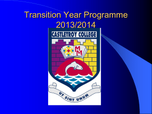Transition Year Programme