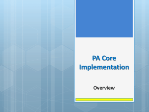PA Core Overview_PPT