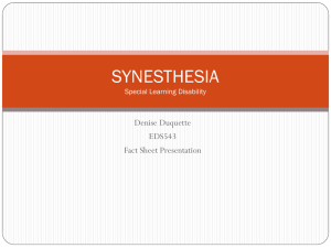 Synesthesia - personal . plattsburgh . edu