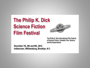 Marketing Strategy - Powerpoint - The Philip K. Dick Film Festival