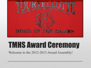 TMHS Award Ceremony - Thompson Public Schools