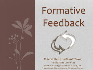 Formative Feedback - CALA - Florida State University