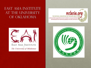 Chinese Education - East Asia Institute | The University of Oklahoma