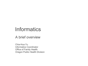 Information - Oregon Public Health Association