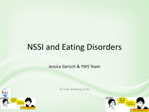 Presentation slides: Eating Disorders and Self
