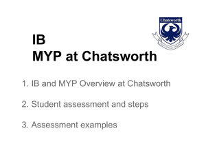 IB MYP at Chatsworth - Chatsworth International School