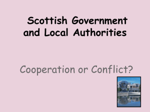 Scottish Government and Local Authorities