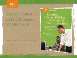 Teacher Evaluation and Performance Measurement, Educational