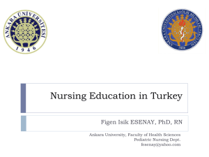 Nursing Education in Turkey