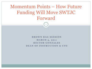 Momentum Points - Southwest Texas Junior College