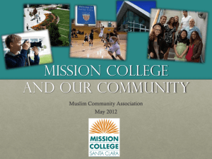 Mission College and Our Community