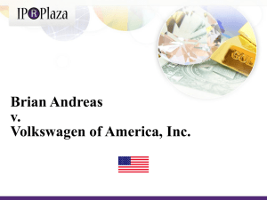 Brian Andreas v. Volkswagen of America, Inc.