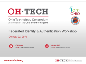 Federated Identity & Authentication Workshop Presentation