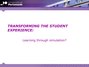 Transforming the student experience learning through
