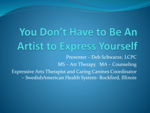 You Don*t Have to Be An Artist to Express Yourself