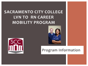 Career Mobility Program - Sacramento City College