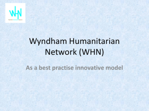 Wyndham Humanitarian Network