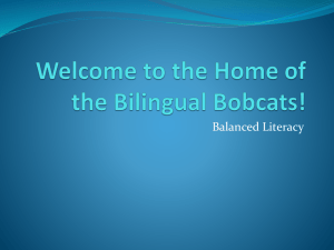 Welcome to the Home of the Bilingual Bi