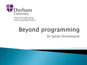 Beyond Programming - Sarah Drummond