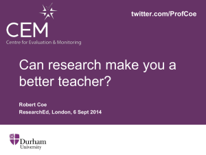 Can research make you a better teacher