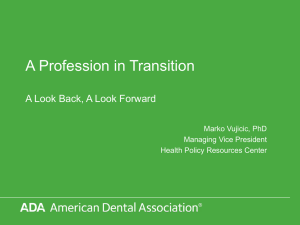 Source - American Academy of Dental Group Practice