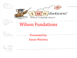 fundations powerpoint susan