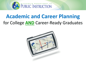 Career and Academic Planning in Wisconsin and Act 59