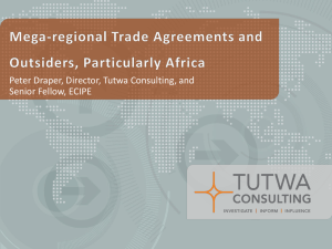 Mega-regional Trade Agreements and Outsiders