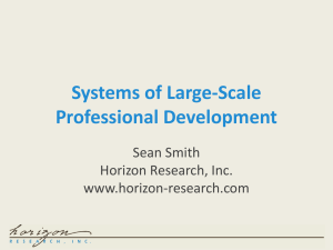 Systems of Large-Scale Professional Development