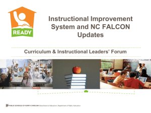 Instructional Improvement System Why