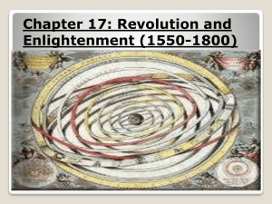 Chapter 17: Revolution and Enlightenment (1550