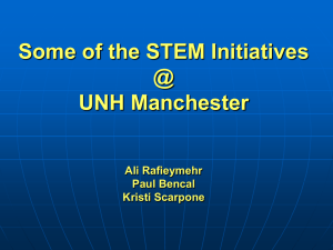 UNH STEM Discovery Lab