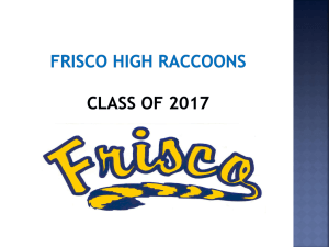 A Day - Frisco ISD Schools