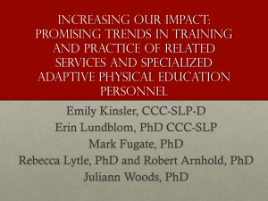 Increasing Our Impact: Promising Trends in Training and Practice of