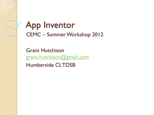 App_Inventor_Workshop_CEMC_Summer _2012