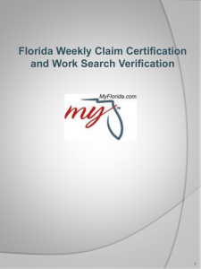 Locating Fluid Continued Claims Application from Floridajobs.org