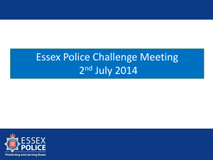 Essex Police Challenge Chief Constable Presentation 020714