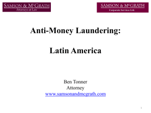 AML Latin America - Samson & Mcgrath