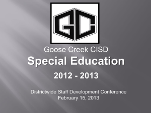 What Accommodations Are - Goose Creek Consolidated