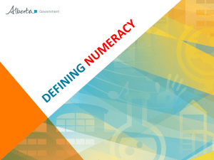 What are Literacy and Numeracy?