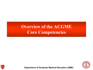 Department of Graduate Medical Education (GME)