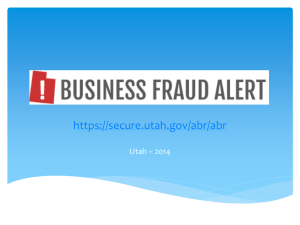 Business Fraud Alert