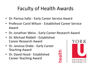Faculty of Health Awards