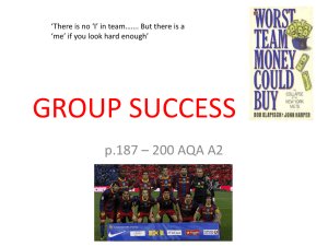 GROUP SUCCESS