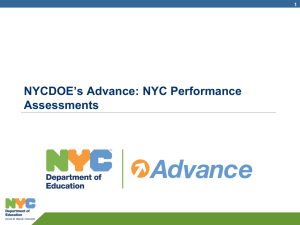 NYC Performance Assessments