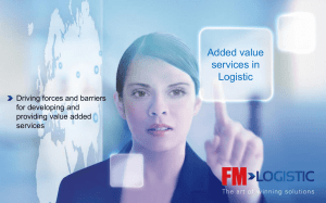 How to become a 3PL leader of added value services