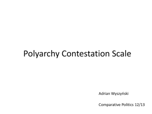 Polyarchy Conestation Scale