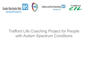 Trafford Life Coaching Project for People with Autism Spectrum